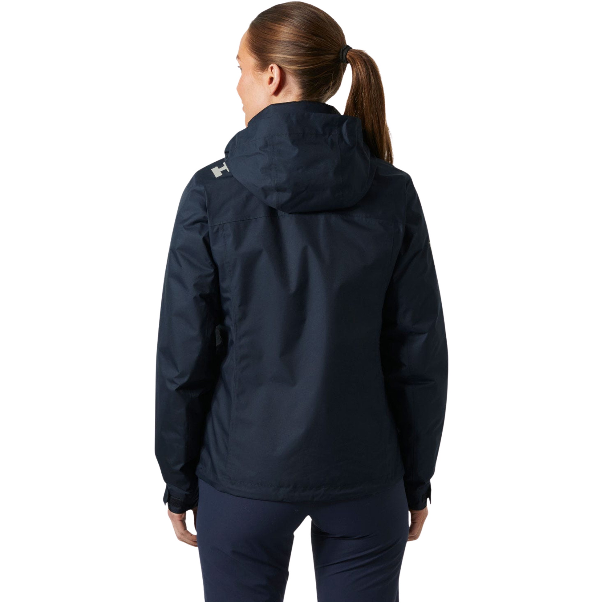 2026 Helly Hansen Womens Crew Hooded Pile Jacket 34527 - Navy
